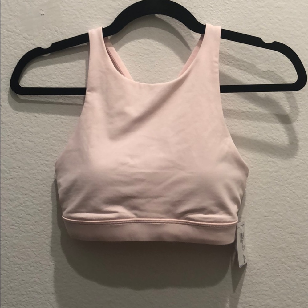 Energy Bra High Neck Pink Glow